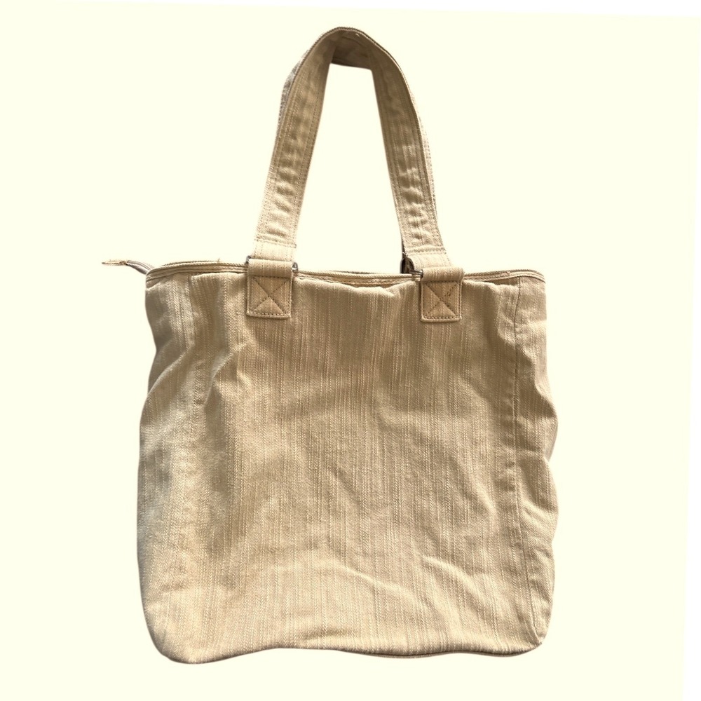 Levi's Tan Denim Shoulder Bag, Purse, Tote, Festival, Boho, Cottagecore, Hippie - Picture 3 of 13